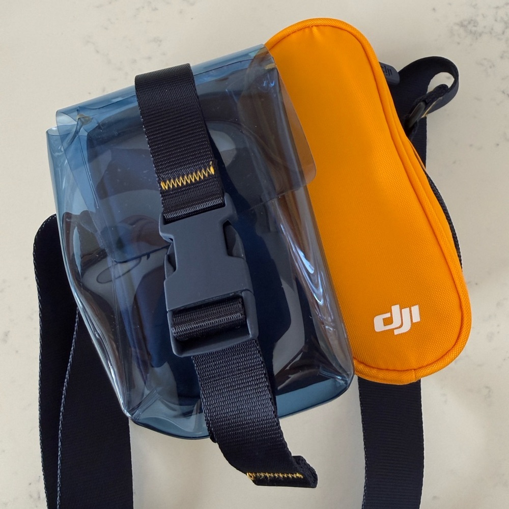 DJI Transparent Blue and Vibrant Orange Mini Bag for DJI drone mini